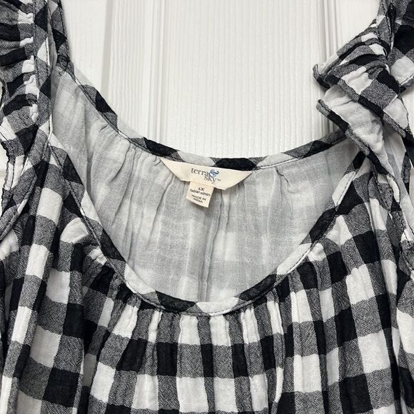 Women's Ruffled Strap Tank Top - Picture 3 of 3